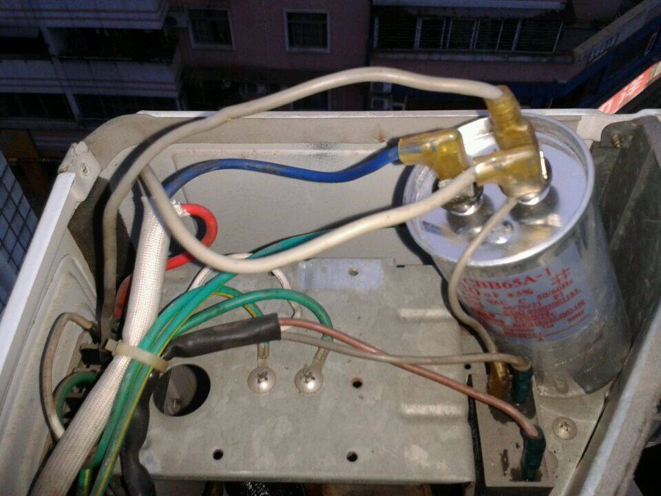 空调室外机电容维修案例